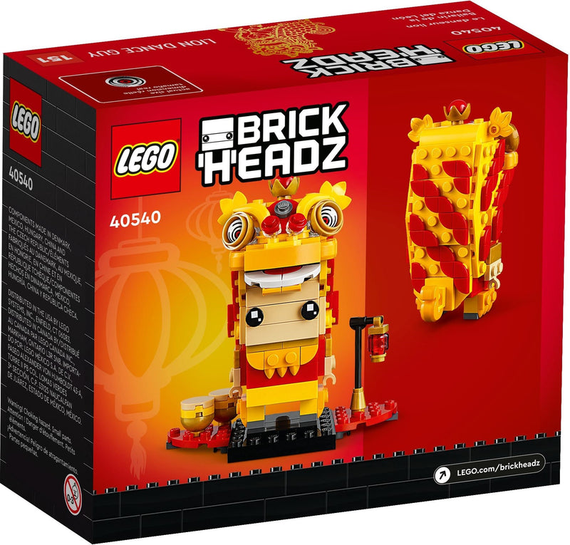 LEGO BrickHeadz 40540 Lion Dance Guy back box art