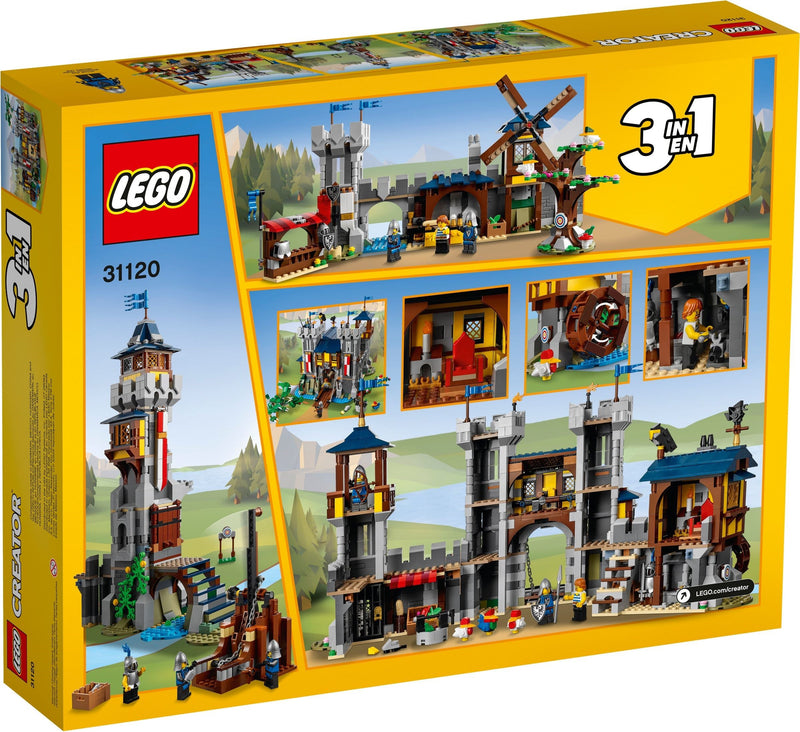 LEGO Creator 31120 Medieval Castle back box art