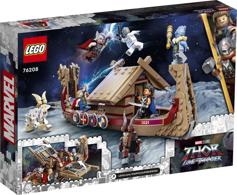 LEGO Marvel 76208 The Goat Boat back box art
