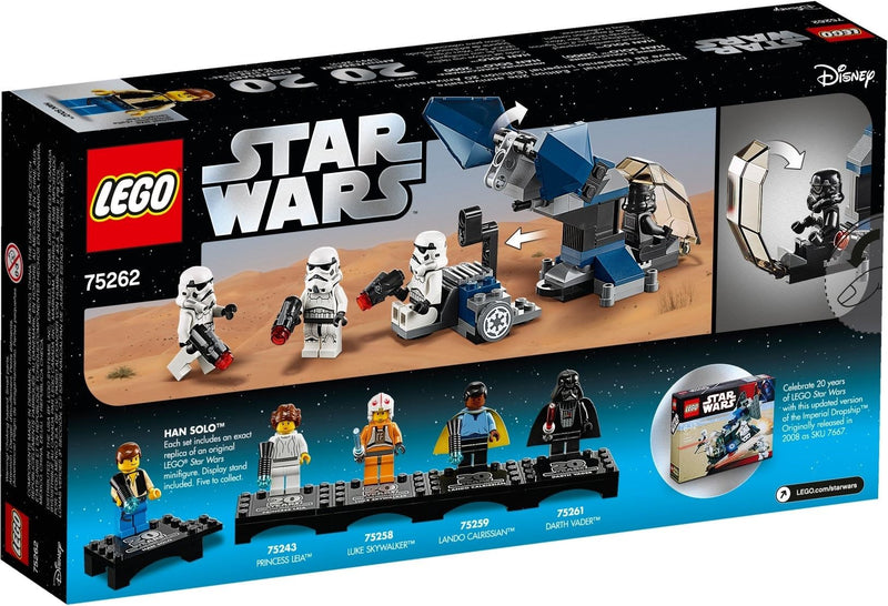 LEGO Star Wars 75262 Imperial Dropship – 20th Anniversary Edition back box art
