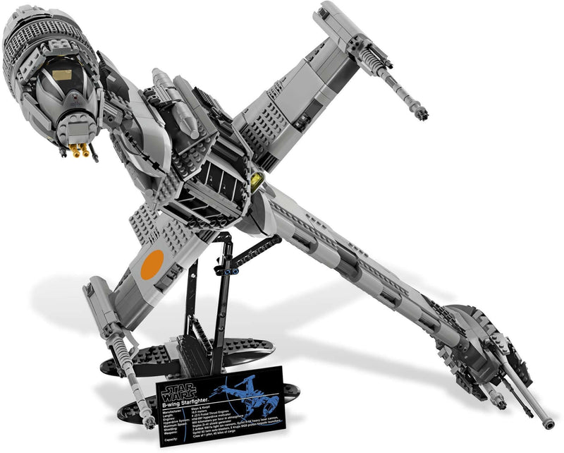 LEGO Star Wars 10227 B-wing Starfighter display