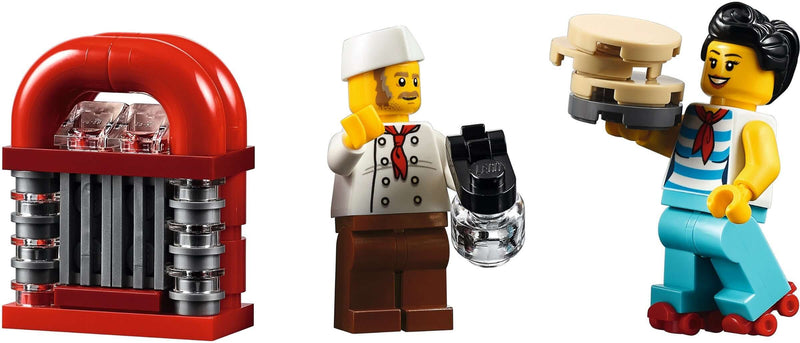 LEGO Creator 10260 Downtown Diner minifigures