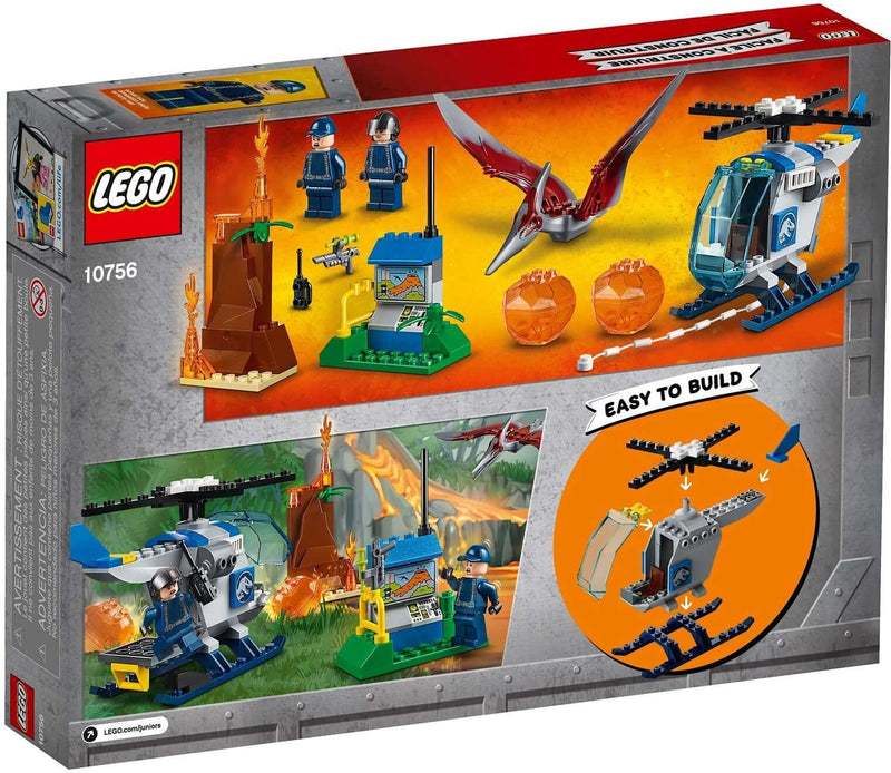 LEGO Jurassic World 10756 Pteranodon Escape back box art