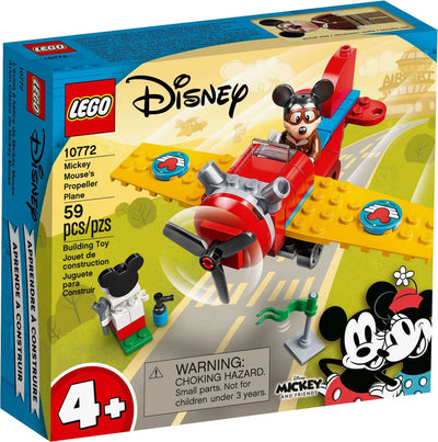 LEGO Disney 10772 Mickey Mouse's Propeller Plane front box art