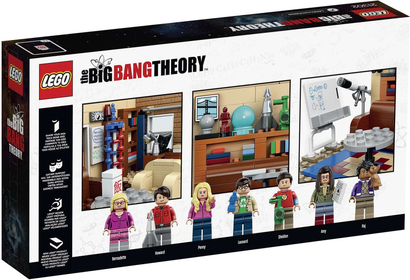 LEGO Ideas 21302 The Big Bang Theory back box art