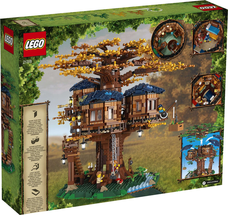 LEGO Ideas 21318 Tree House back box art