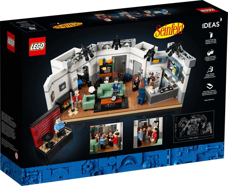 LEGO Ideas 21328 Seinfeld back box art