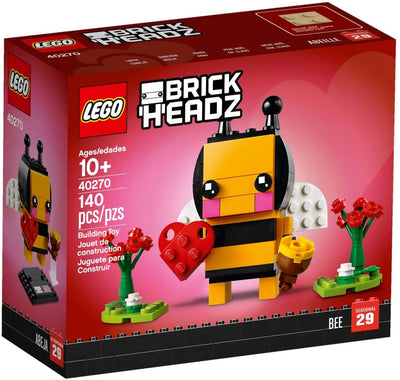 LEGO BrickHeadz 40270 Valentine's Bee (Bumble Bee) front box art