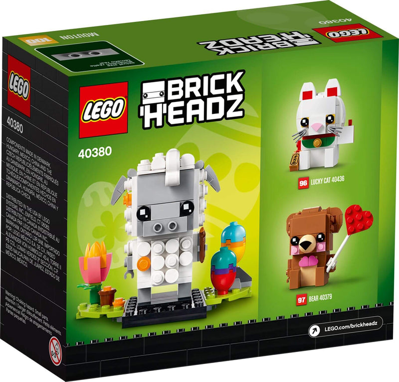LEGO BrickHeadz 40380 Easter Sheep back box art