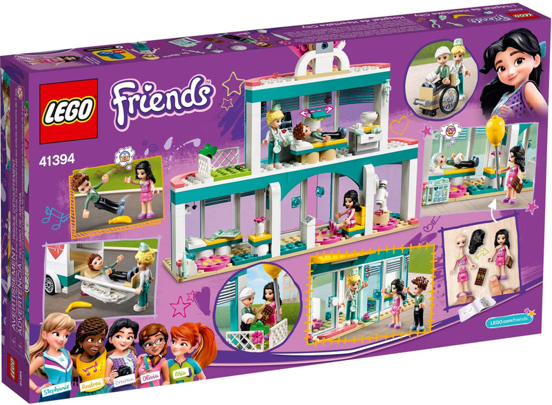 LEGO Friends 41394 Heartlake City Hospital back box art