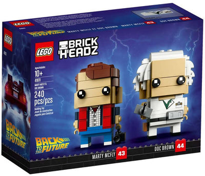 LEGO BrickHeadz 41611 Marty McFly & Doc Brown box set