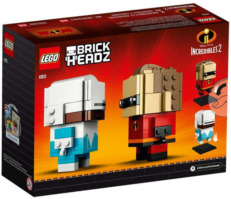 LEGO BrickHeadz 41613 Mr. Incredible & Frozone back box