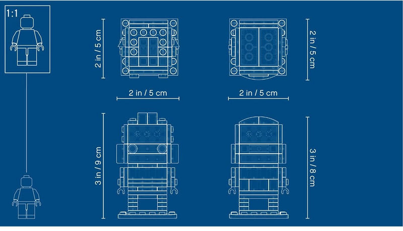 LEGO BrickHeadz 41613 Mr. Incredible & Frozone blueprint