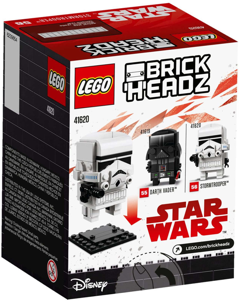 LEGO BrickHeadz 41620 Stormtrooper back box