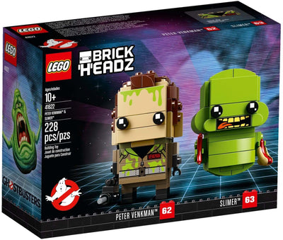 LEGO BrickHeadz 41622 Peter Venkman & Slimer front box set