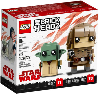 LEGO BrickHeadz 41627 Luke Skywalker & Yoda front box art