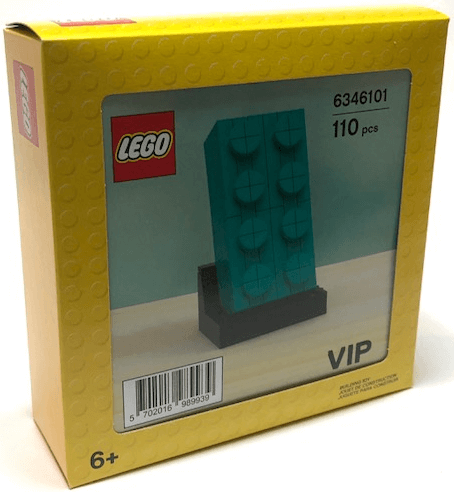 LEGO 6346102 Buildable 2x4 Teal Brick box set