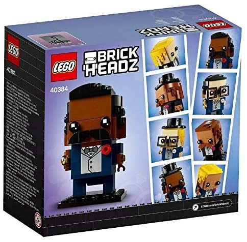 LEGO BrickHeadz 40384 Wedding Groom back box art