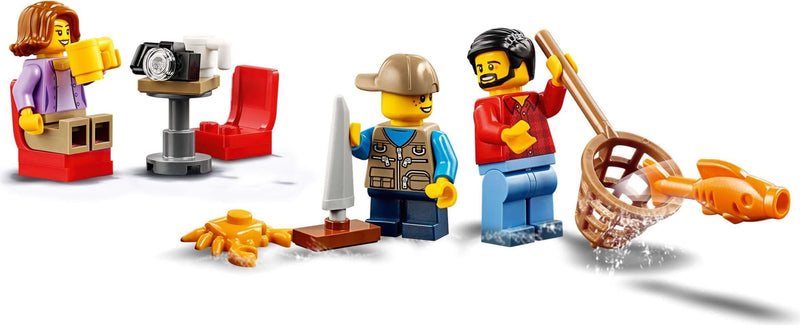LEGO City 60182 Pickup & Caravan minifigures