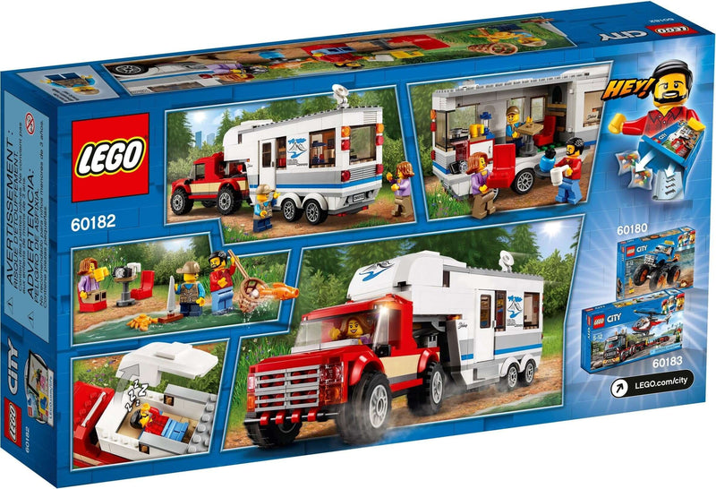 LEGO City 60182 Pickup & Caravan back box