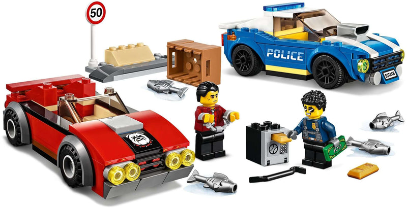 LEGO City 60242 Police Highway Arrest and minifigures