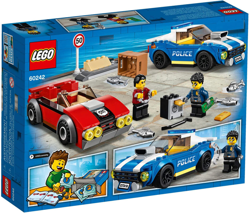 LEGO City 60242 Police Highway Arrest back box