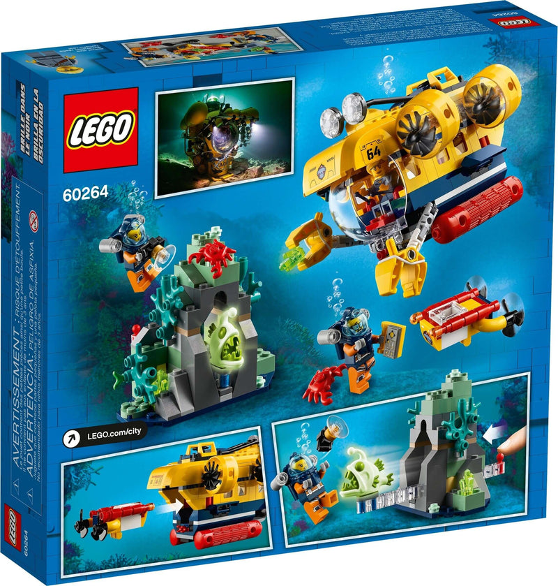 LEGO City 60264 Ocean Exploration Submarine back box