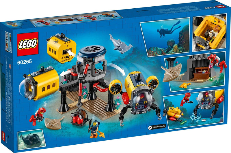 LEGO City 60265 Ocean Exploration Base back box