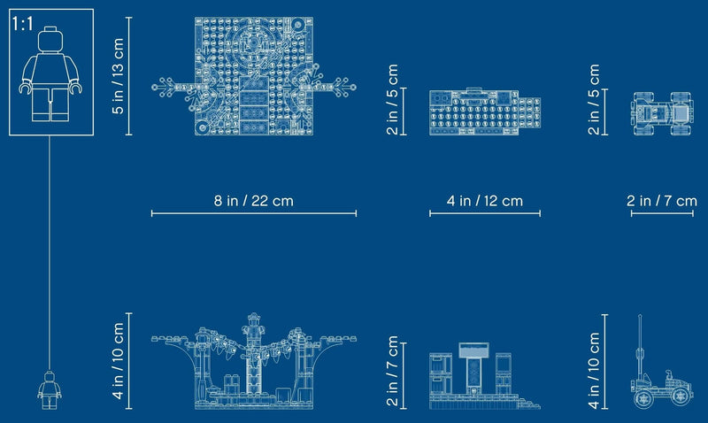 LEGO City 60271 Main Square blueprint