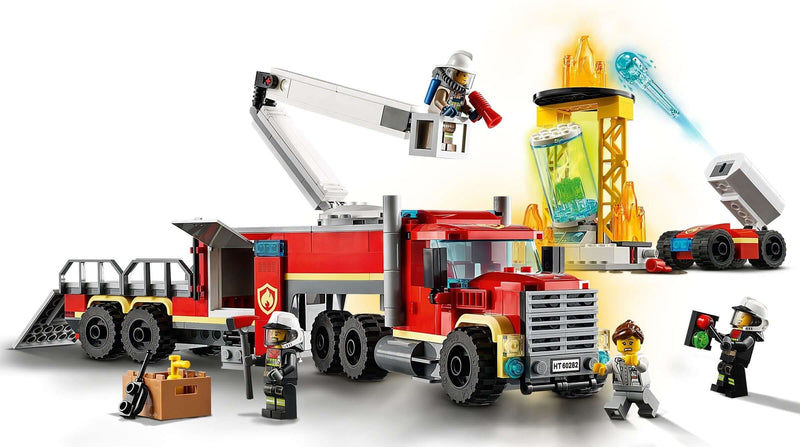 LEGO City 60282 Fire Command Unit and minifigures