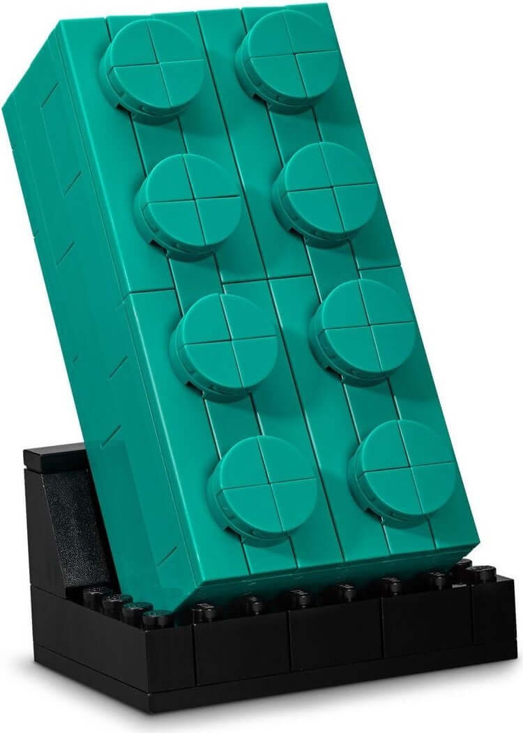 LEGO 6346102 Buildable 2x4 Teal Brick