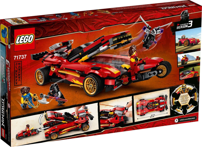 LEGO Ninjago 71737 X-1 Ninja Charger back box art