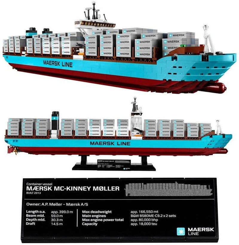 LEGO Creator 10241 Maersk Line Triple-E display plaque