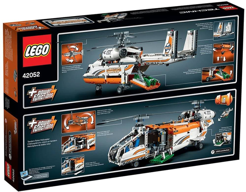 LEGO Technic 42052 Heavy Lift Helicopter back box art