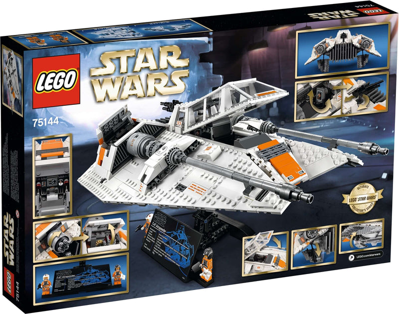 LEGO Star Wars 75144 Snowspeeder back box art