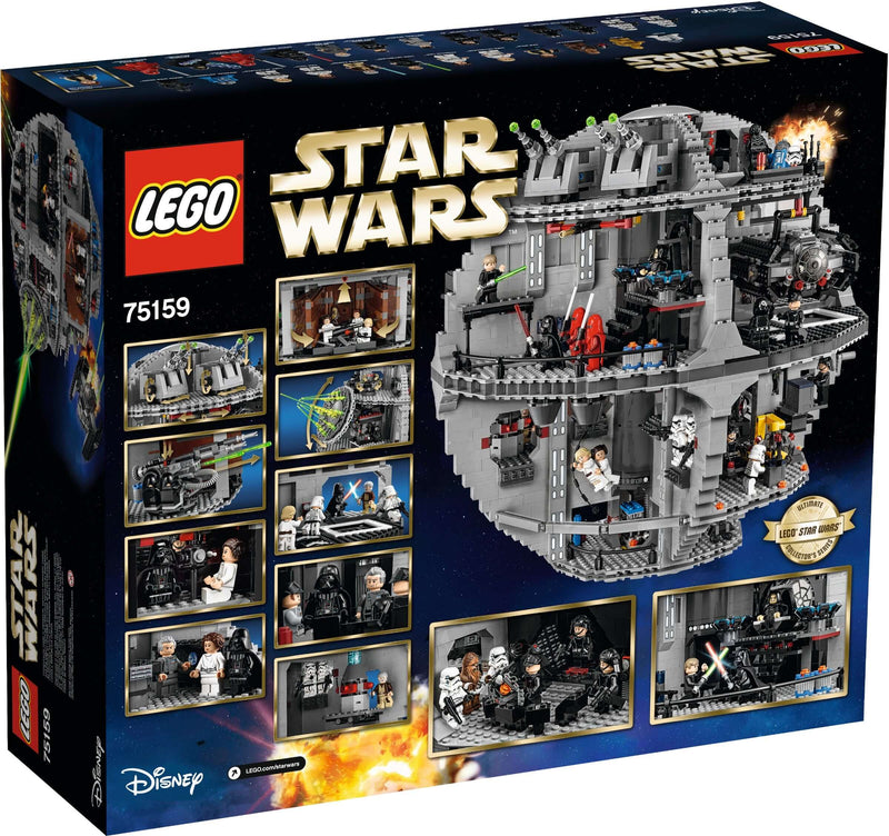LEGO Star Wars 75159 Death Star (2016) back box art