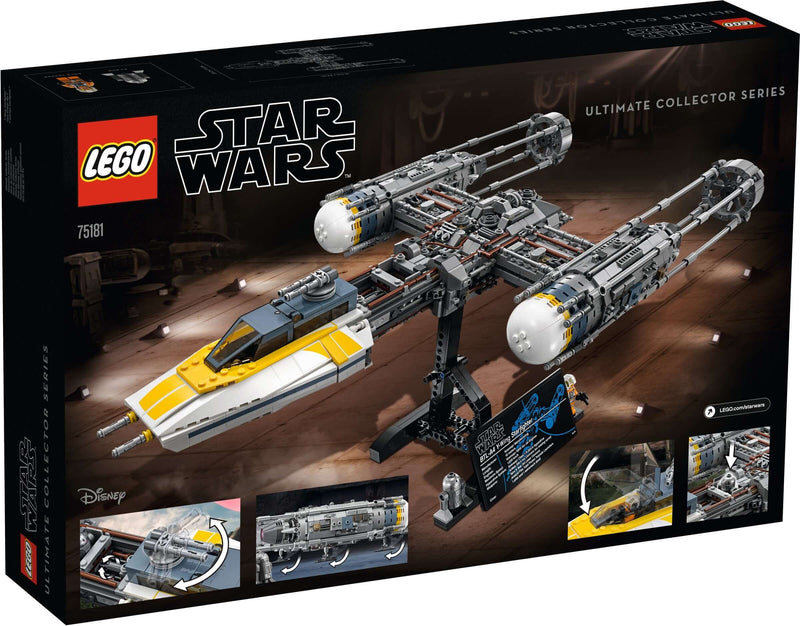 LEGO Star Wars 75181 Y-wing Starfighter back box art