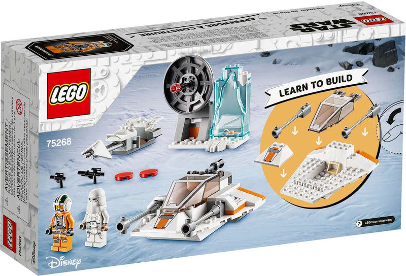 LEGO Star Wars 75268 Snowspeeder back box art