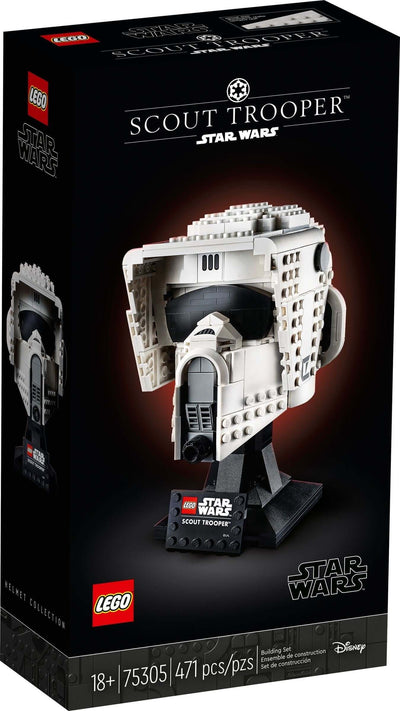 LEGO Star Wars 75305 Scout Trooper Helmet front box art