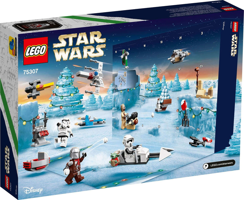 LEGO Star Wars 75307 Advent Calendar (2021) back box art