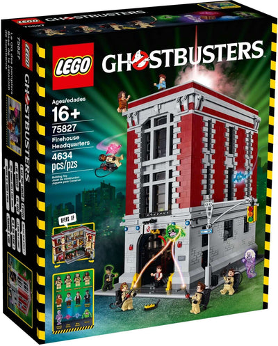 LEGO Ghostbusters 75827 Firehouse Headquarters front box art