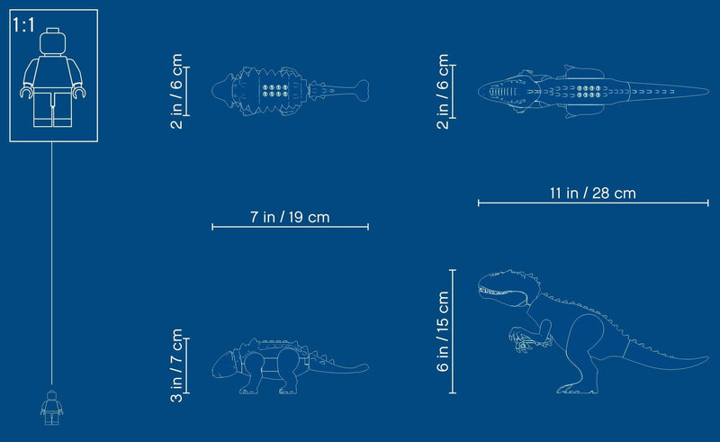 LEGO Jurassic World 75941 Indominus Rex vs. Ankylosaurus