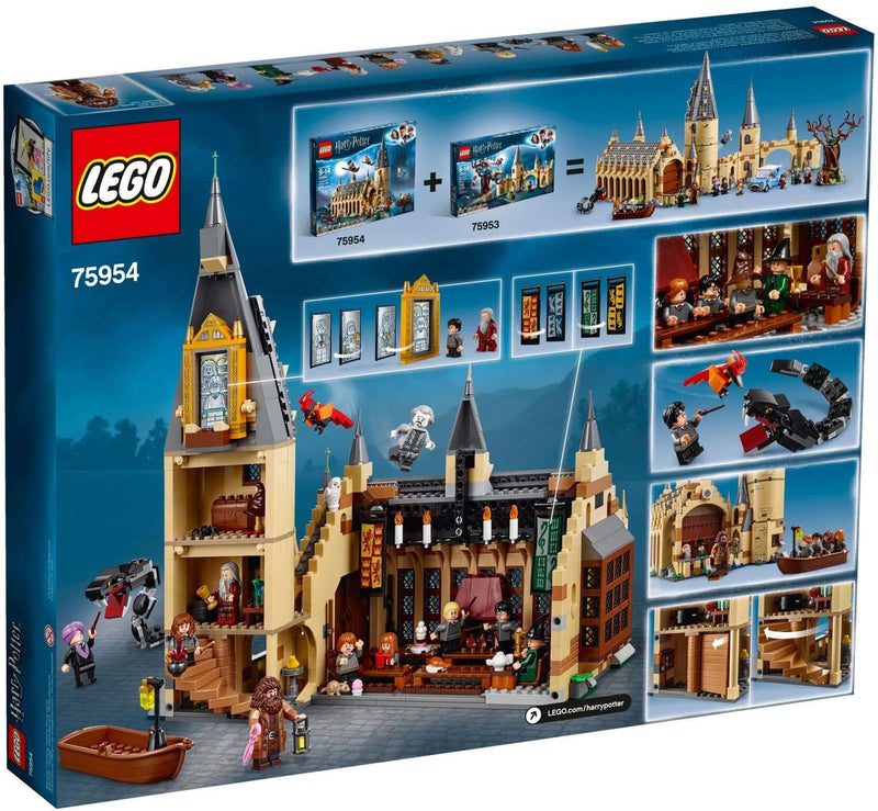 LEGO Harry Potter 75954 Hogwarts Great Hall back box art