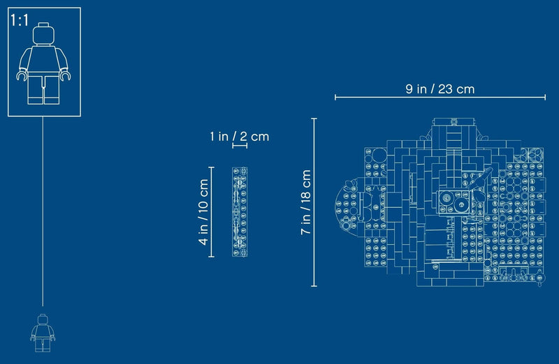 LEGO Harry Potter 75980 Attack on the Burrow blueprint