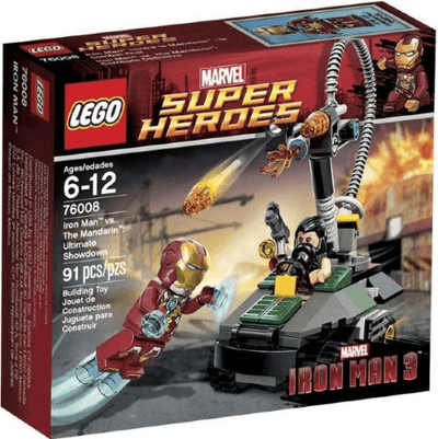 LEGO Marvel 76008 Iron Man vs. The Mandarin: Ultimate Showdown front box set