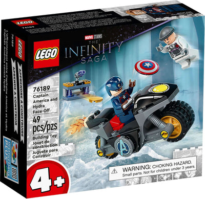 LEGO Marvel Super Heroes 76189 Captain America and Hydra Face-Off front box art