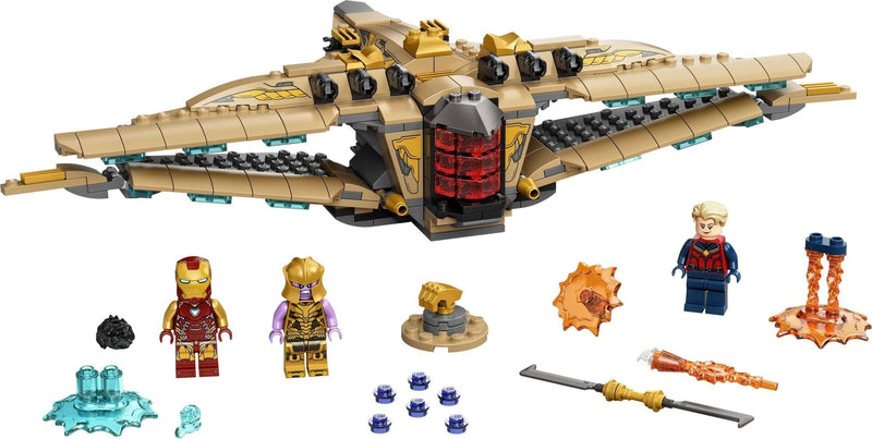 LEGO Marvel Super Heroes 76237 Sanctuary II: Endgame Battle and minifigures