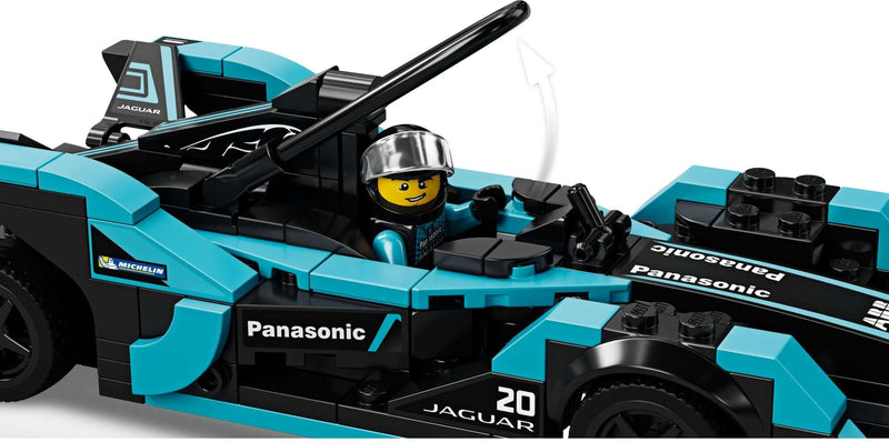 LEGO Speed Champions 76898 Formula E Panasonic Jaguar Racing GEN2 car & Jaguar I-PACE eTROPHY