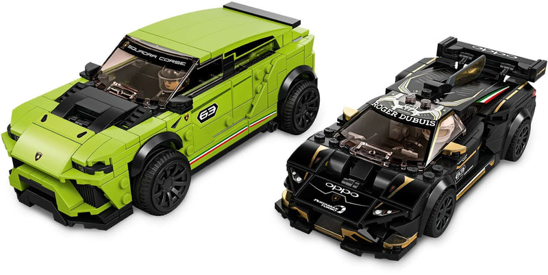 LEGO Speed Champions 76899 Lamborghini Urus ST-X & Lamborghini Huracan Super Trofeo EVO
