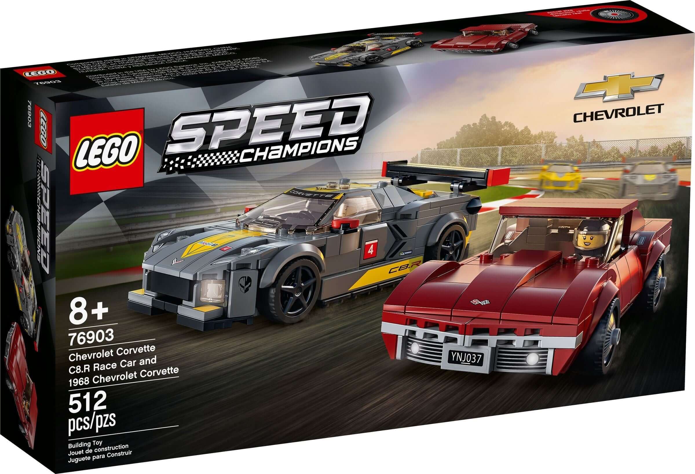 LEGO Speed Champions 76903 Chevrolet Corvette Race Car and